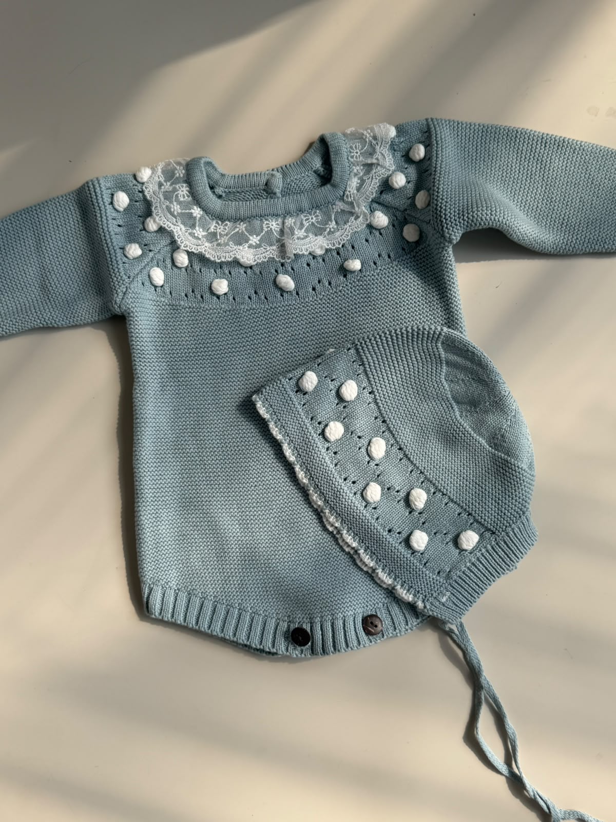 Girl baby Blue Knits