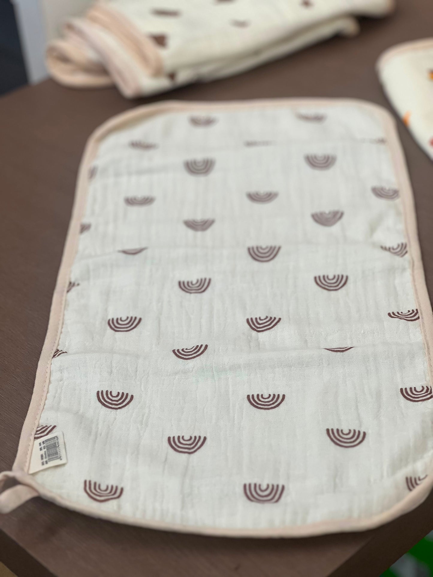 New born Muslin burp cloth