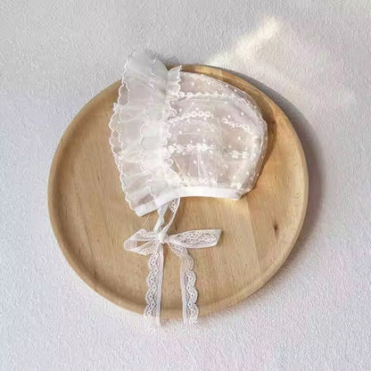 Girls Rosette bonnet