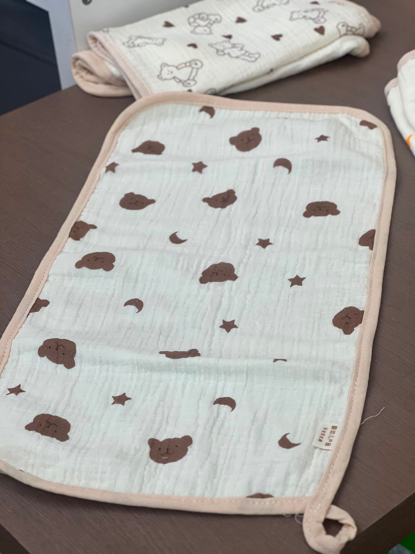 New born Muslin burp cloth