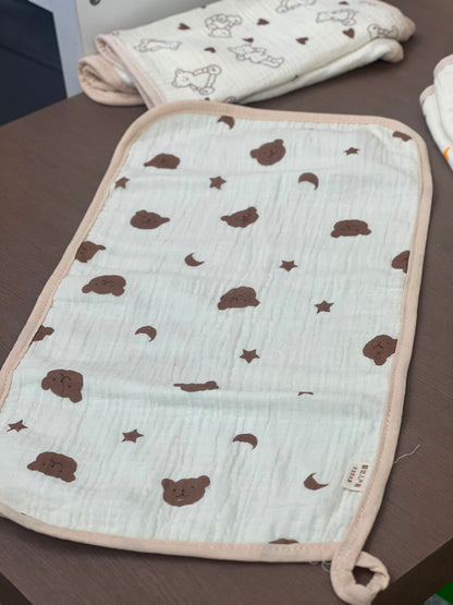 New born Muslin burp cloth