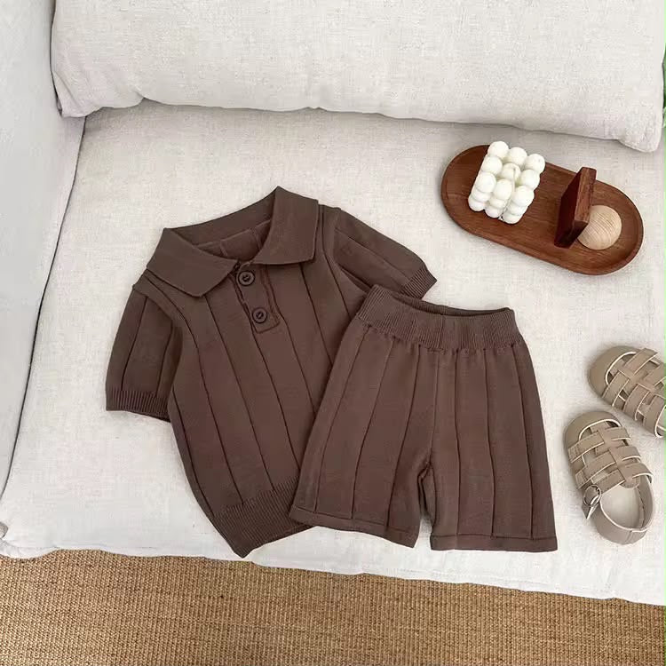 Unisex waffle romper