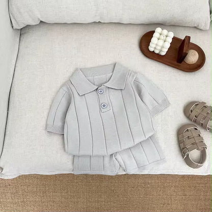 Unisex waffle romper