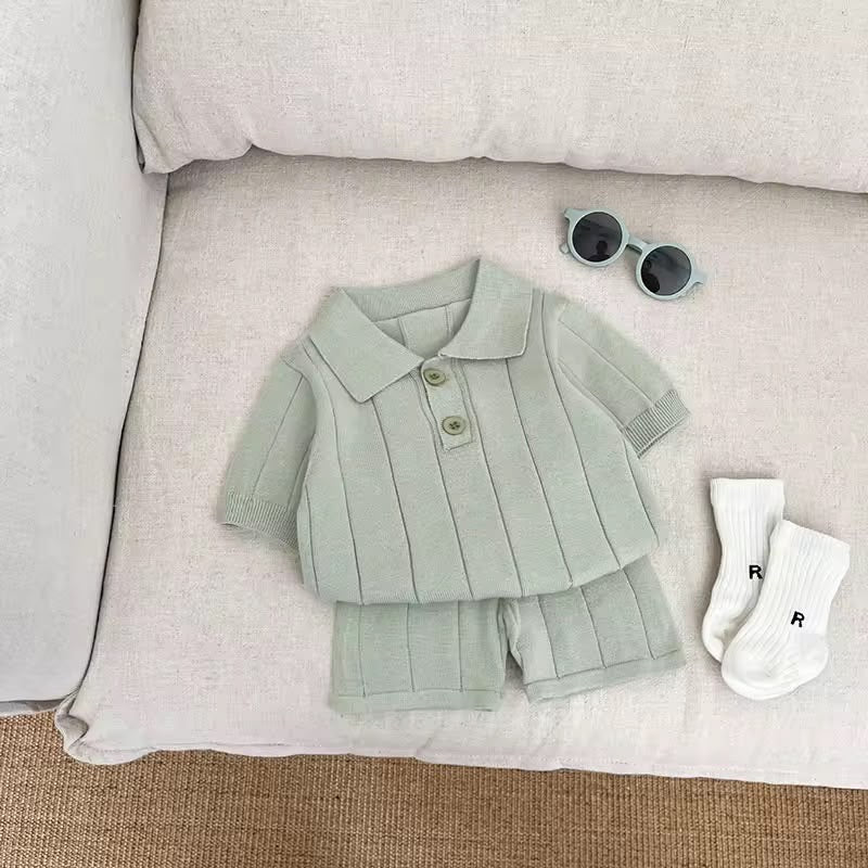 Unisex waffle romper