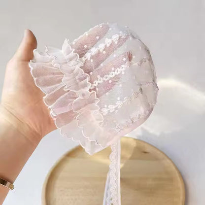 Girls Rosette bonnet