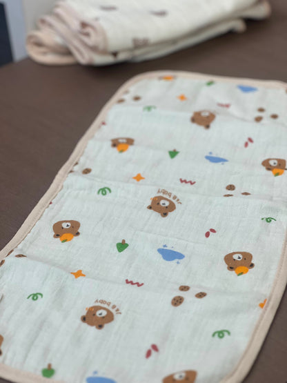 New born Muslin burp cloth