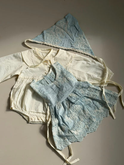 Baby Girls - Blue Angel Romper