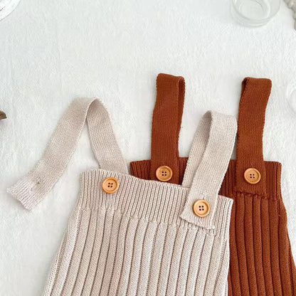 Unisex Cute Suspender Knits