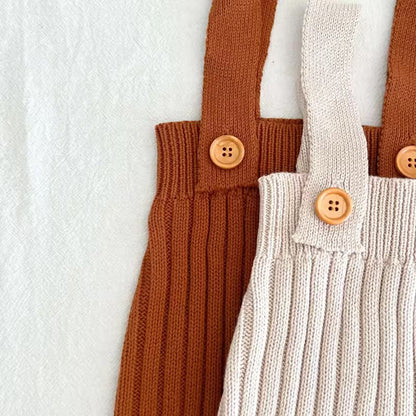 Unisex Cute Suspender Knits